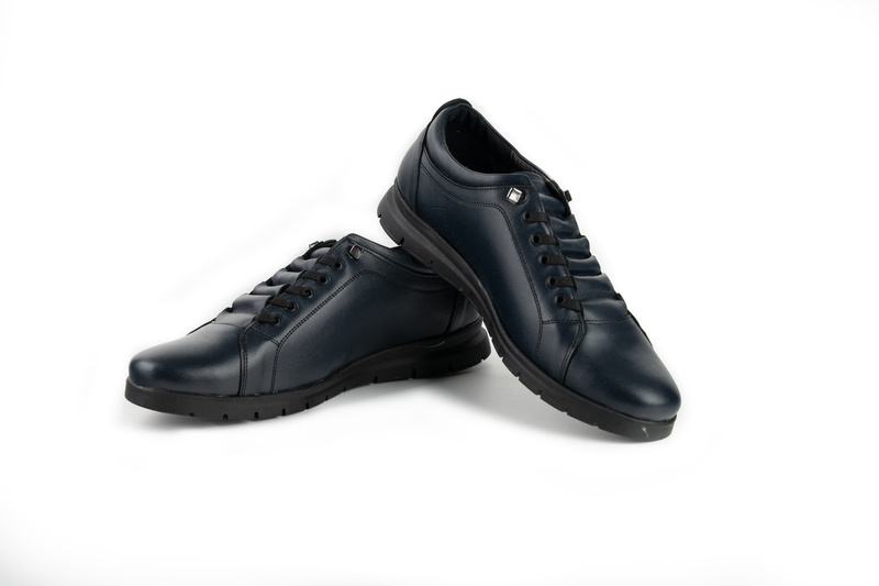 Pantofi Casual Barbati Bleumarin din Piele naturala 1006