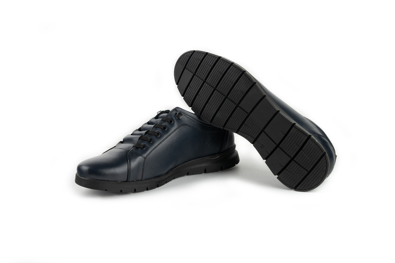Pantofi Casual Barbati Bleumarin din Piele naturala 1006