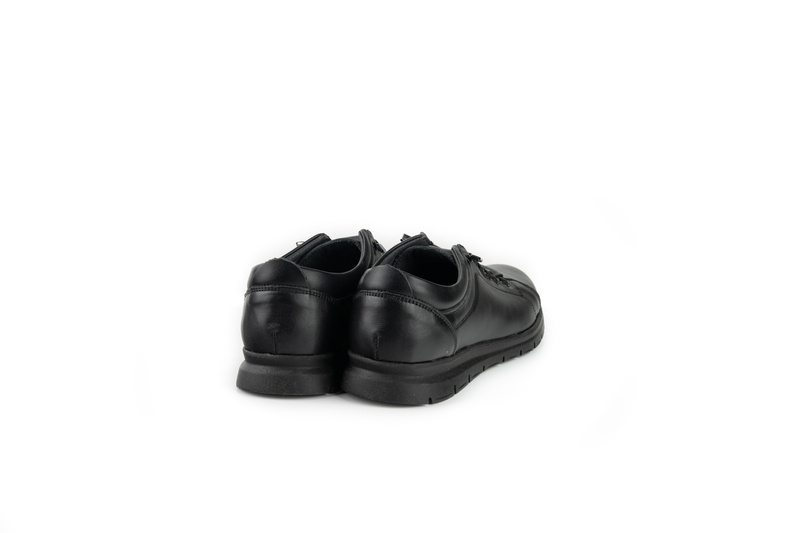 Pantofi Casual Barbati Negru din Piele naturala 1007