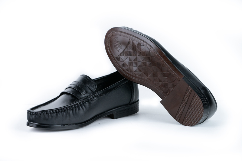 Mocasini Casual Barbati Negru din Piele naturala 1028