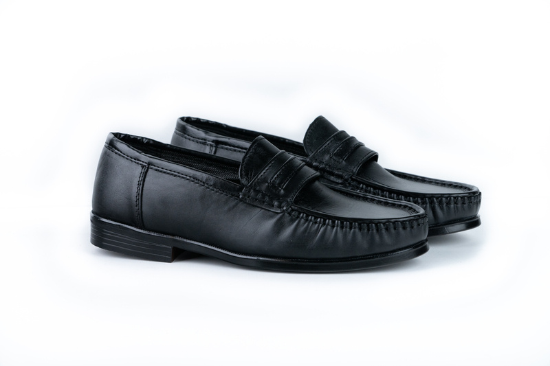 Mocasini Casual Barbati Negru din Piele naturala 1028