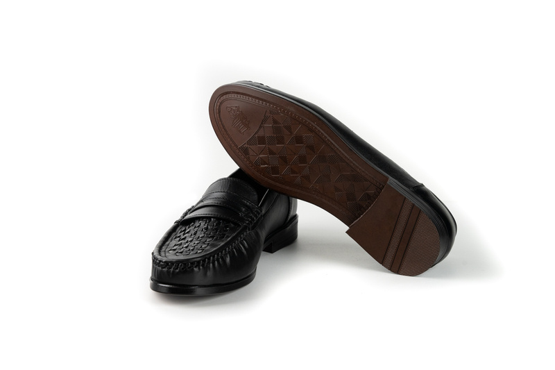 Mocasini Casual Barbati Negru din Piele naturala 1029