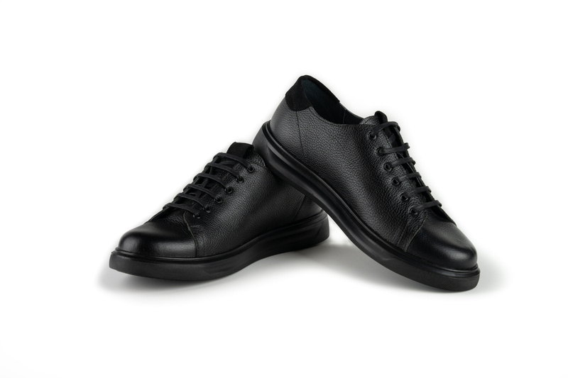 Pantofi Casual Barbati Negru din Piele naturala 1033