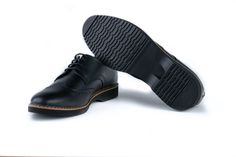 Pantofi Casual Barbati Negru din Piele naturala 1045