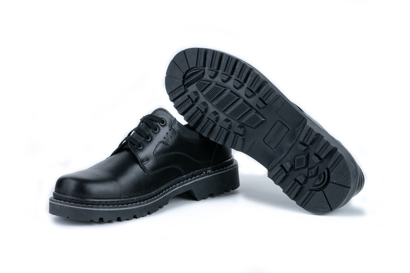 Pantofi  Negri din Piele naturala Toamna-Iarna Casual pentru Barbati 3001