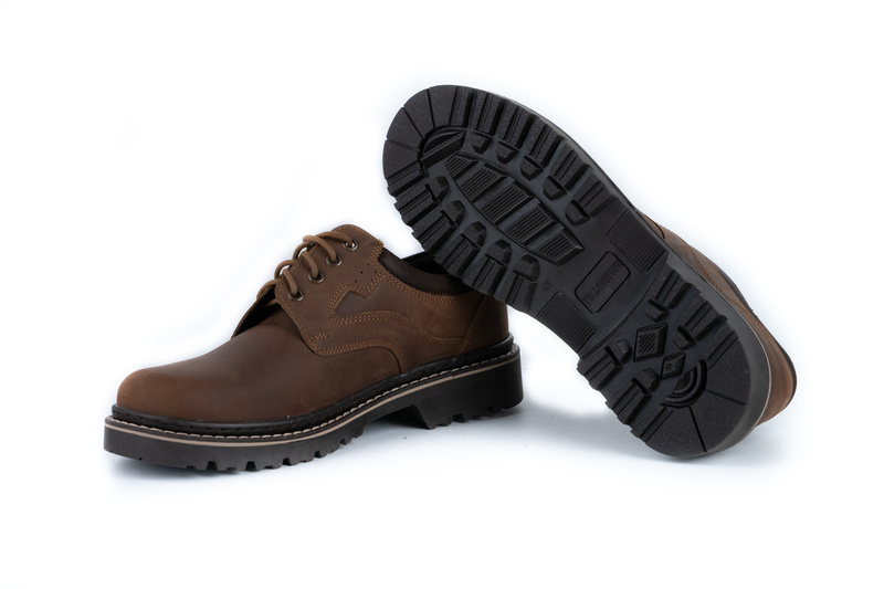 Pantofi din Piele naturala Maro Toamna-Iarna Casual pentru Barbati  3002