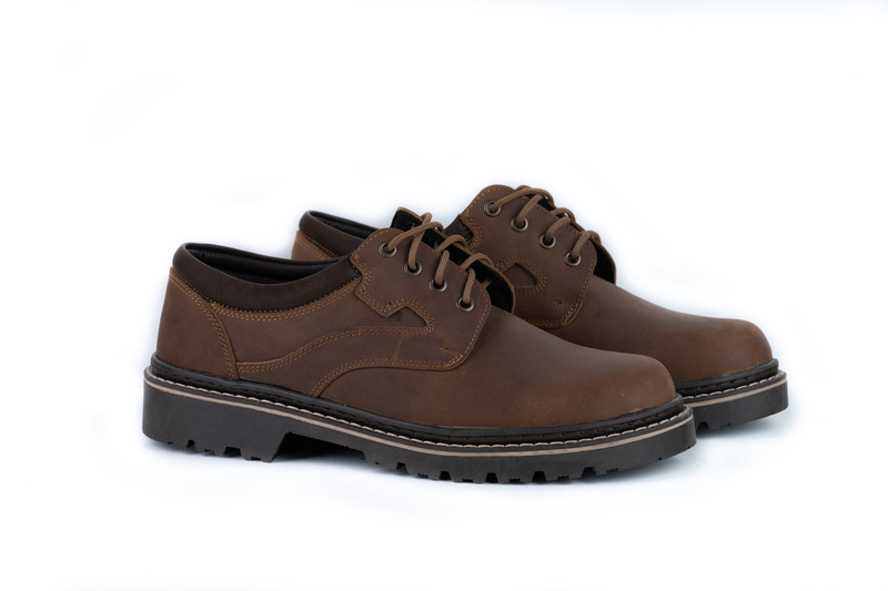 Pantofi din Piele naturala Maro Toamna-Iarna Casual pentru Barbati  3002