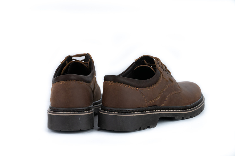 Pantofi din Piele naturala Maro Toamna-Iarna Casual pentru Barbati  3002