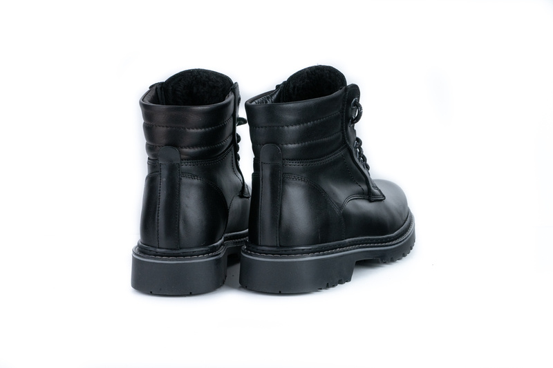 Bocanci Casual Barbati Negru din Piele naturala 3003