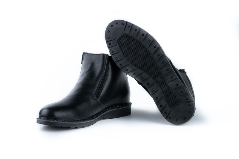 Ghete Casual Barbati Negru din Piele naturala 3011