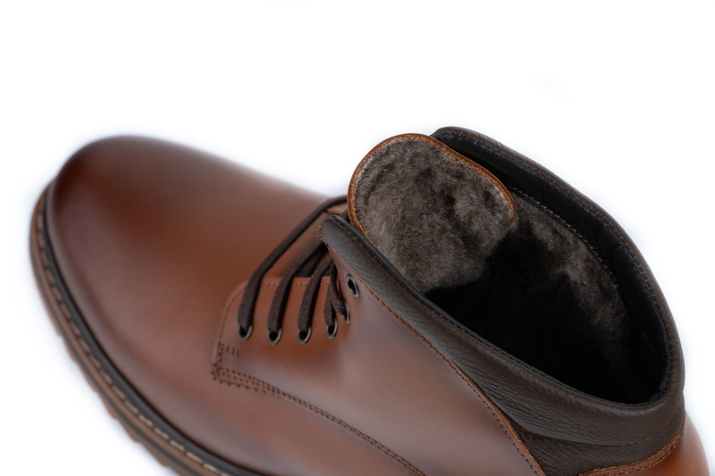 Ghete Casual Barbati Maro din Piele naturala 3014