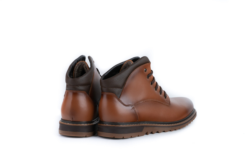 Ghete Casual Barbati Maro din Piele naturala 3014