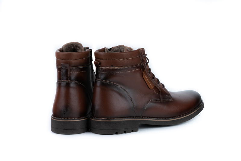 Ghete Casual Barbati Maro din Piele naturala 3016