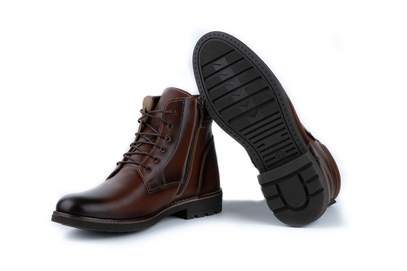 Ghete Casual Barbati Maro din Piele naturala 3016