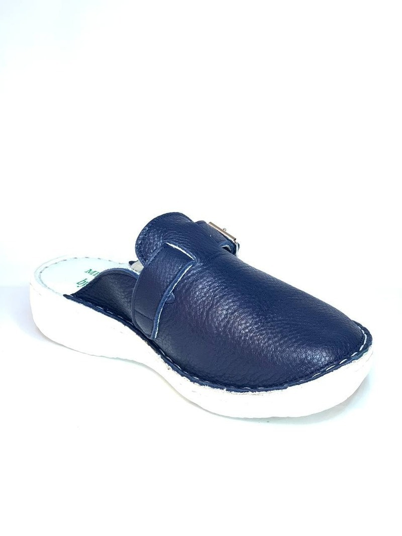 Papuci Medicali Dama Bleumarin din Piele naturala 5005
