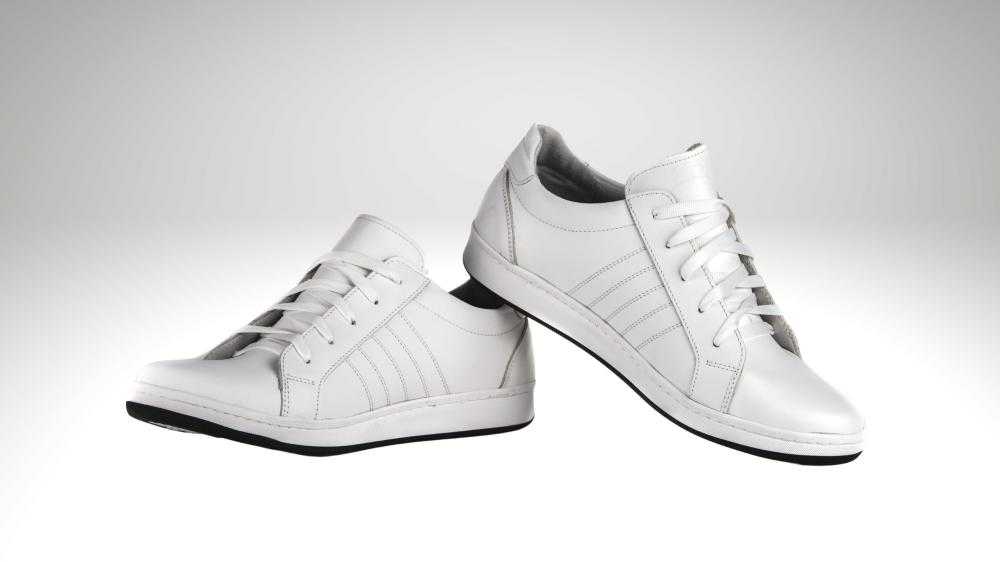Pantofi Casual Barbati Alb din Piele naturala 1054