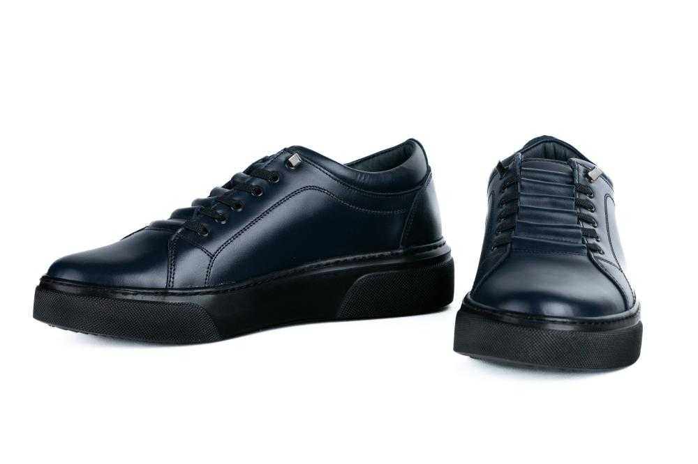 Pantofi Casual Bleumarin din Piele Naturala pentru barbati - 1063