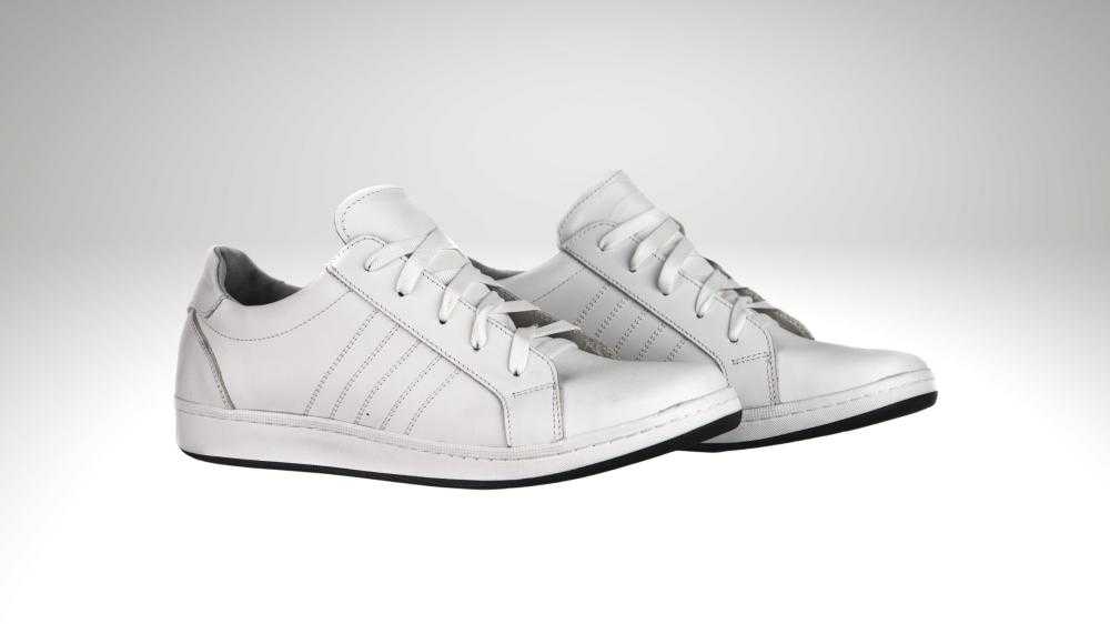 Pantofi Casual Barbati Alb din Piele naturala 1054