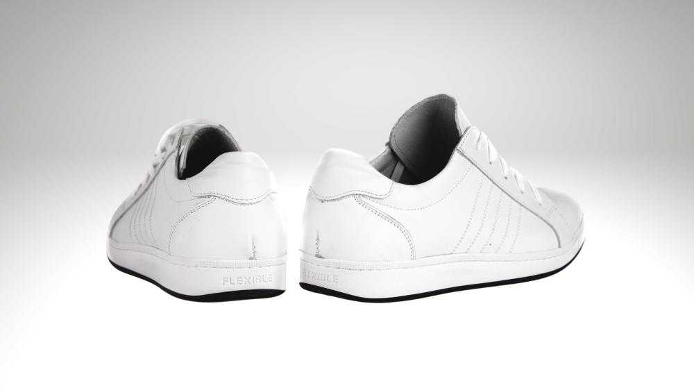 Pantofi Casual Barbati Alb din Piele naturala 1054