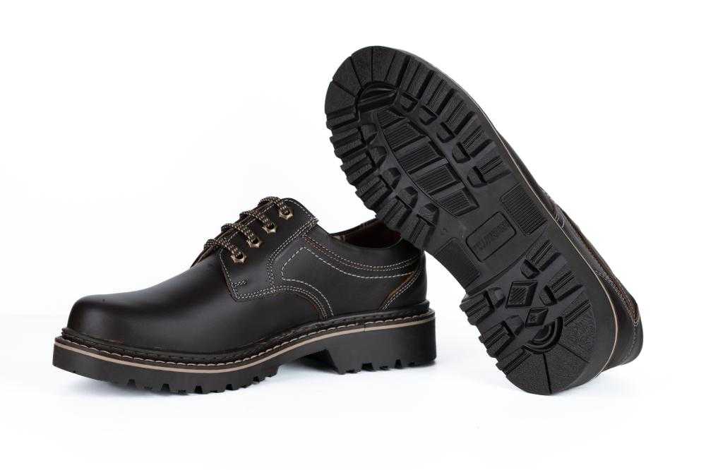 Pantofi Maro Toamna-Ianra Casual Din Piele Naturala Pentru Barbati - 3022