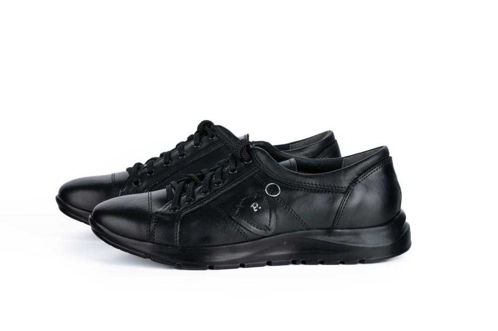 Pantofi Negri Casual din Piele Naturala pentru Barbati - 1064