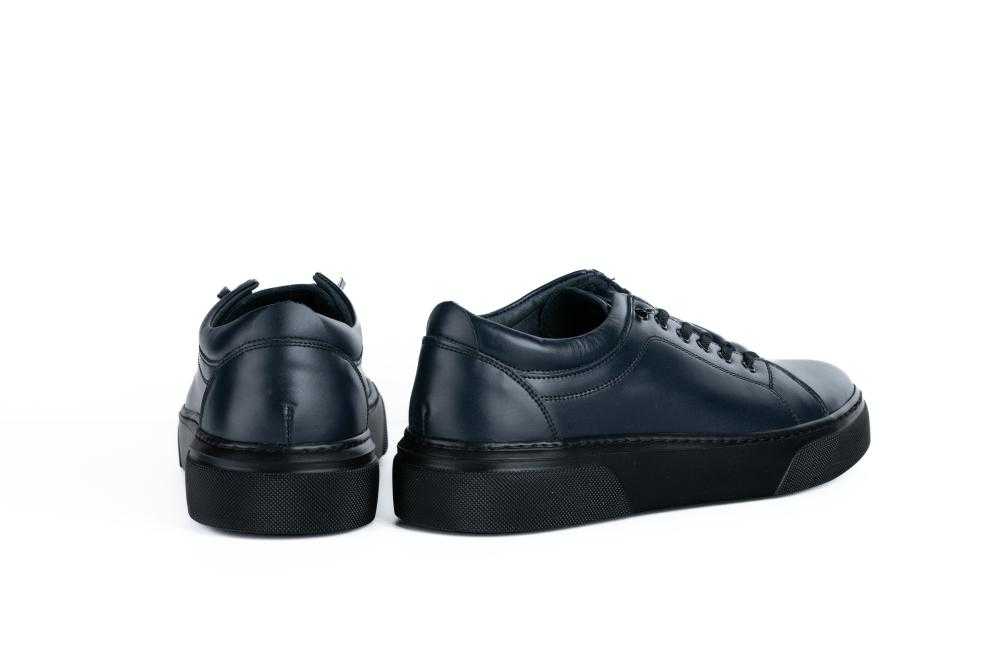 Pantofi Casual Bleumarin din Piele Naturala pentru barbati - 1063