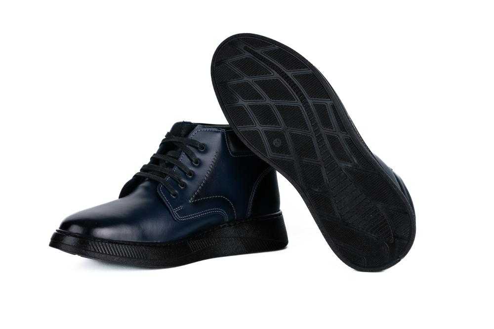 Ghete Bleumarin Din Piele Naturala Pentru barbati - 3023